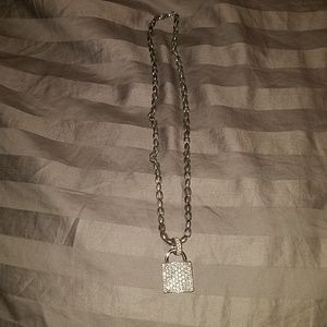 Swarovski Crystal Lock Necklace